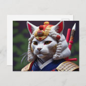 AI Yarn Cat Postkarte (Vorne/Hinten)