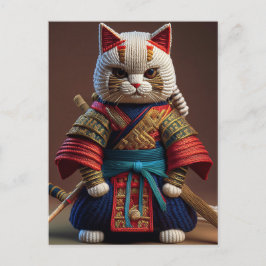 AI Yarn Cat Postkarte