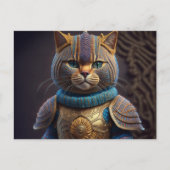 AI Yarn Cat Postkarte (Vorderseite)