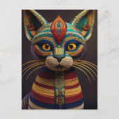 AI Yarn Cat Postkarte (Vorderseite)