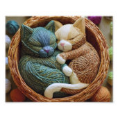 AI Yarn Cats Fotodruck (Vorne)