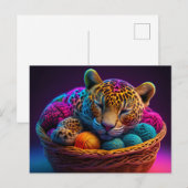 AI Yarn Jaguar Postkarte (Vorne/Hinten)