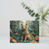 AI Yarn Jungle Postkarte (Stehend Vorderseite)