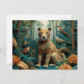 AI Yarn Jungle Postkarte (Vorne/Hinten)