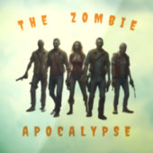 AI Zombie Apokalypse Window Clying Decal Fensteraufkleber (Blatt 3)