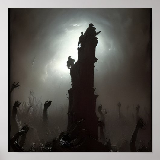 AI Zombie Outbreak #02 Poster (Vorne)