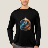 AI-Zukunft – Tech-Evolution vs. Kollaps-Logo Tri-Blend Shirt (Vorderseite)