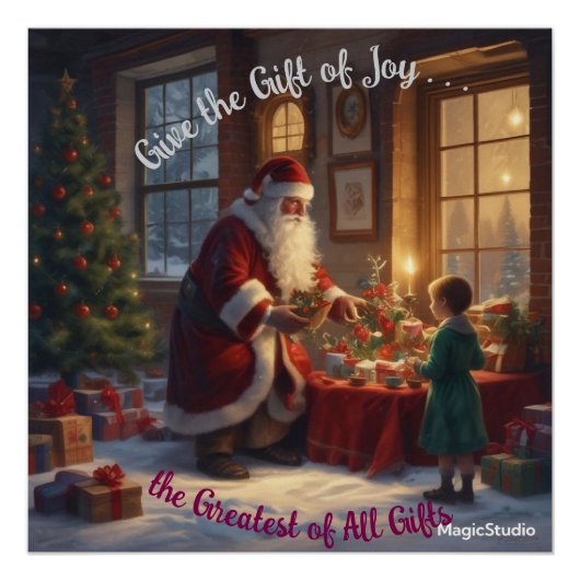 AI zum Herunterladen geben Sie das Geschenk des Jo Poster (Vorderseite)