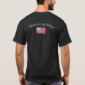 AIA Men's T-Shirt "I Am An American In Action" (Rückseite)