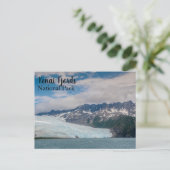 Aialik Glacier Kenai Fjords Nationalpark Postkarte (Stehend Vorderseite)