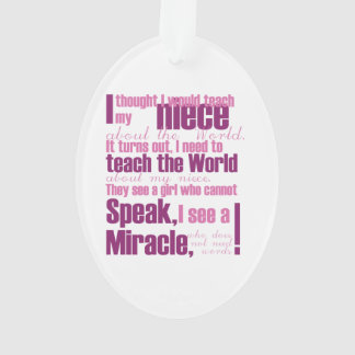 Aicardi Nichten-Oval-Verzierung Ornament