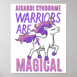 Aicardi-Syndrom Genetische Störung Corpus Callosum Poster