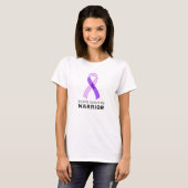 Aicardi-Syndrom Warrior Ribbon White Women's T-Shirt (Vorne ganz)
