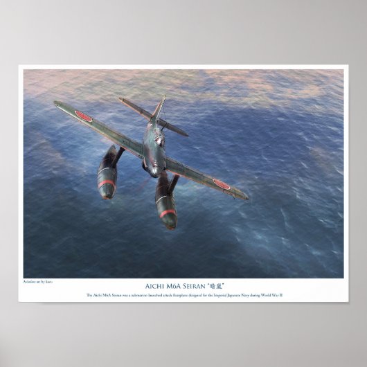 Aichi M6A Seiran Poster (Vorne)