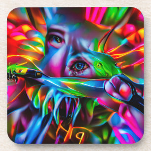 Aichmophobie: Vivid Surreal Art Getränkeuntersetzer