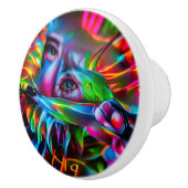 Aichmophobie: Vivid Surreal Art Keramikknauf (Rechts)