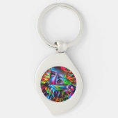 Aichmophobie: Vivid Surreal Art Schlüsselanhänger (Vorderseite)