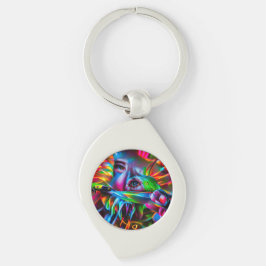 Aichmophobie: Vivid Surreal Art Schlüsselanhänger