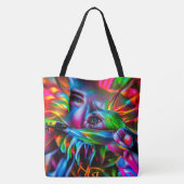 Aichmophobie: Vivid Surreal Art Tasche (Rückseite)