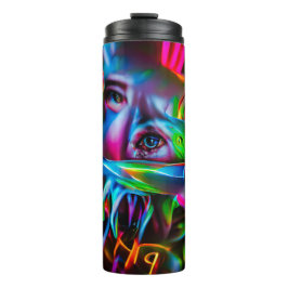 Aichmophobie: Vivid Surreal Art Thermosbecher