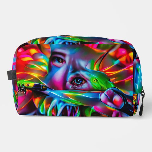 Aichmophobie: Vivid Surreal Art Waschbeutel (Vorderseite)