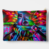 Aichmophobie: Vivid Surreal Art Zubehörtasche (Rückseite)