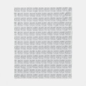 Aida Rather Be Cross Stitching Fun Fleecedecke (Vorderseite)