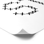 Aida Rather Be Cross Stitching Fun Poster (Ecke)