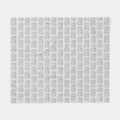 Aida Würde lieber sticken Spaß machen Fleecedecke (Vorderseite (Horizontal))