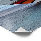 AIDAluna Kreuzfahrtschiff vor der Insel Grenada ve Poster (Ecke)