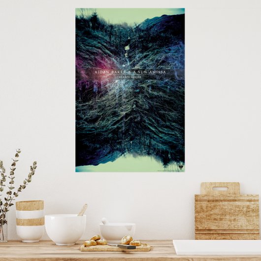 Aidan Baker & A-Sun Amissa - Scarpe Sensée 24x36 Poster (Küche)