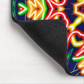 AIDAN ~ Fluor Abstraktes Muster ~ Personalisiert Mousepad (Ecke)