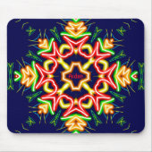 AIDAN ~ Fluor Abstraktes Muster ~ Personalisiert Mousepad (Vorne)