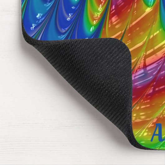 AIDAN ~ Hübsches 3D-Muster ~ Personalisiert Mousepad (Ecke)