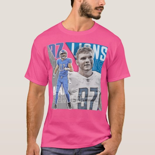 Aidan Hutchinson Football Shirt Tapestry 2 (Vorderseite)