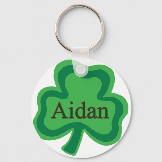 Aidan Irish Name Schlüsselanhänger (Vorderseite)