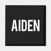 Aiden - Cool New Funny Name Fan Gift Tee Magnet (Vorne)