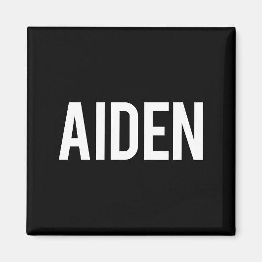 Aiden - Cool New Funny Name Fan Gift Tee  Magnet (Vorne)
