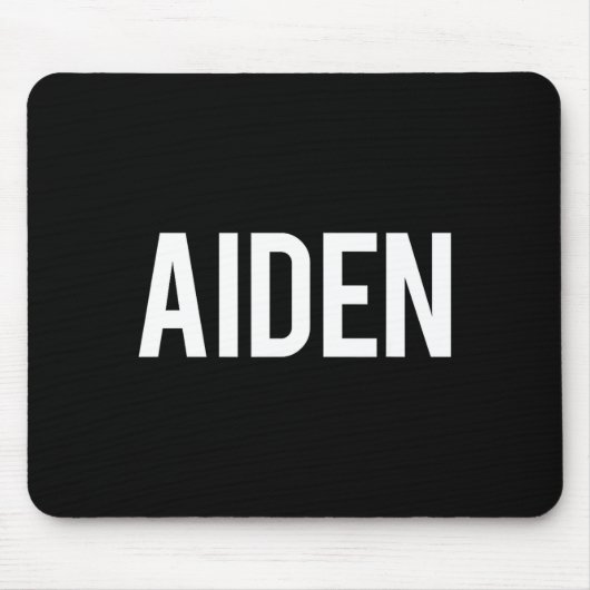 Aiden - Cool New Funny Name Fan Gift Tee  Mousepad (Vorne)