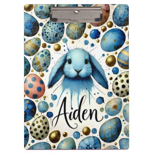AIDEN ~ EASTER Bunny und Eier ~ Klemmbrett