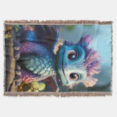 Aiden, ein Whimsikischer Drache Decke (Vorderseite)