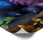 Aiden, ein Whimsikischer Drache Poster (Ecke)