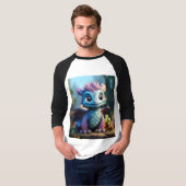 Aiden, ein Whimsikischer Drache T-Shirt (Vorne ganz)