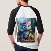 Aiden, ein Whimsikischer Drache T-Shirt (Rückseite)