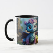 Aiden, ein Whimsikischer Drache Tasse (Links)