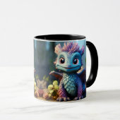 Aiden, ein Whimsikischer Drache Tasse (VorderseiteRechts)