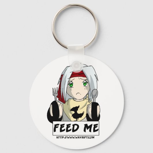 Aiden "Füttre Me" Schlüsselanhänger (Vorderseite)