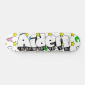 Aiden Graffiti Custom Personalisiert Skateboard (Horizontal)