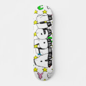 Aiden Graffiti Custom Personalisiert Skateboard (Vorne)