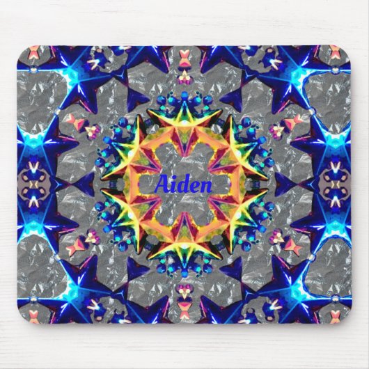 AIDEN ~ Helles 3D Muster ~ Mousepad (Vorne)